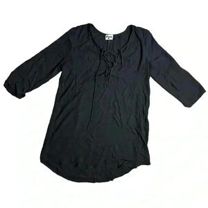 Show me your Mumu Medium Black Beach Coverup